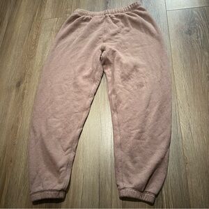 Jenni Kayne Brown Saturday Sweatpants Jogger Women’s Small Drawstring Pants